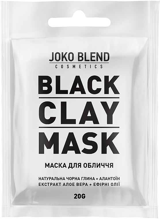 Gesichtsmaske aus schwarzem Ton - Joko Blend Black Clay Mask — Bild N1