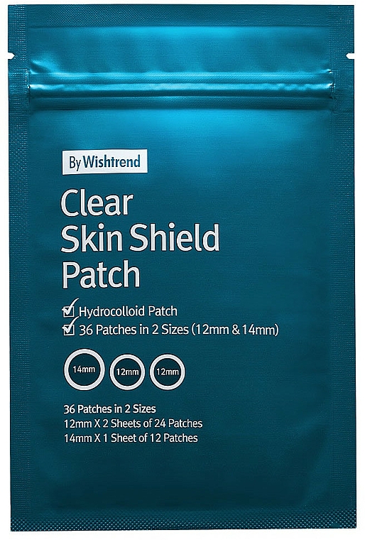 Feuchtigkeitsspendende Gesichtspatches - By Wishtrend Clear Skin Shield Patch — Bild N1