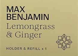 Auto-Lufterfrischer - Max Benjamin Car Fragrance Lemongrass & Ginger — Bild N3