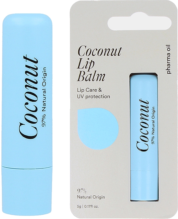Intensiv feuchtigkeitsspendender Lippenbalsam mit Kokosduft - Pharma Oil Coconut Lip Balm — Bild N1