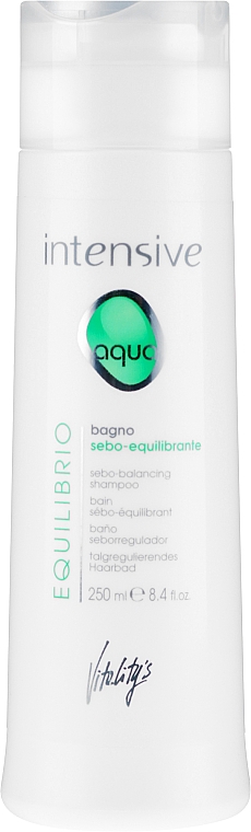 Seboregulierendes Shampoo mit Orangen- und Olivenextrakten - Vitality's Intensive Aqua Equilibrio Sebo-Balancing Shampoo — Bild N1