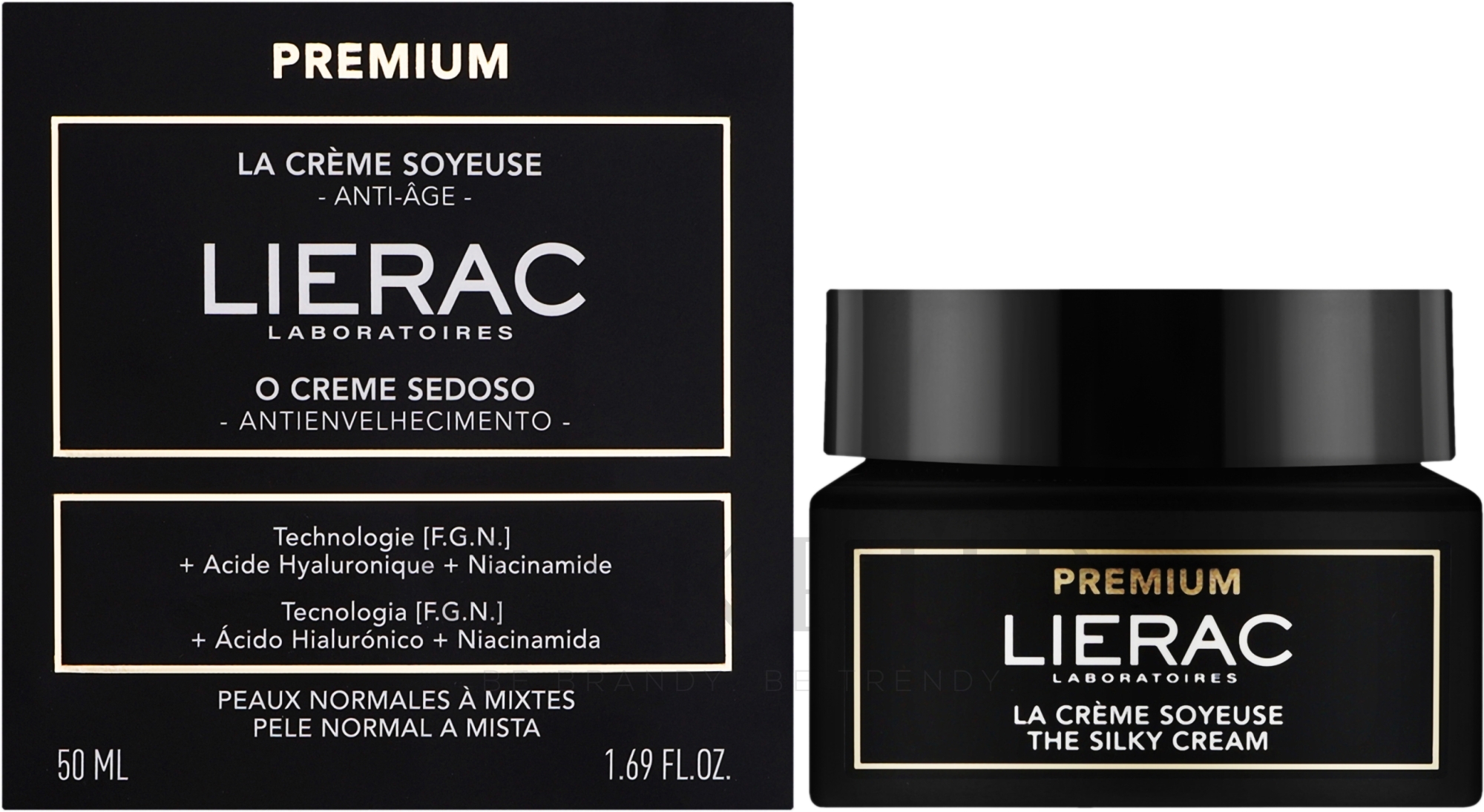 Anti-Aging-Gesichtscreme - Lierac Premium The Silky Cream — Bild 50 ml