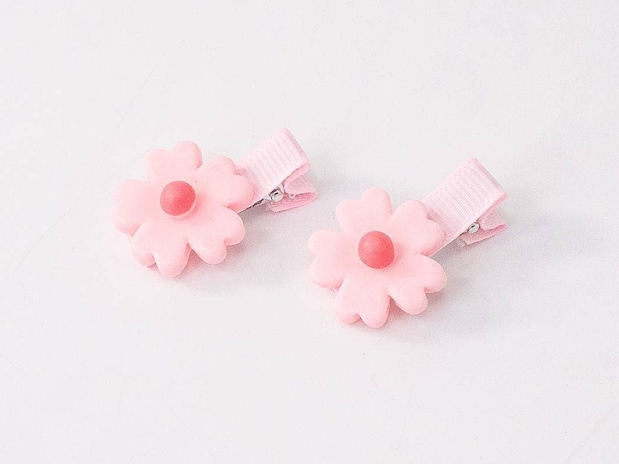 Haarspange mit Blume rosa - Lolita Accessories — Bild N2