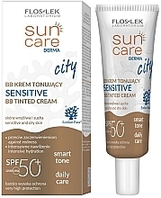 Düfte, Parfümerie und Kosmetik BB-Creme für empfindliche Haut - Floslek Sun Care Derma Sensitive BB Tinted Cream SPF 50