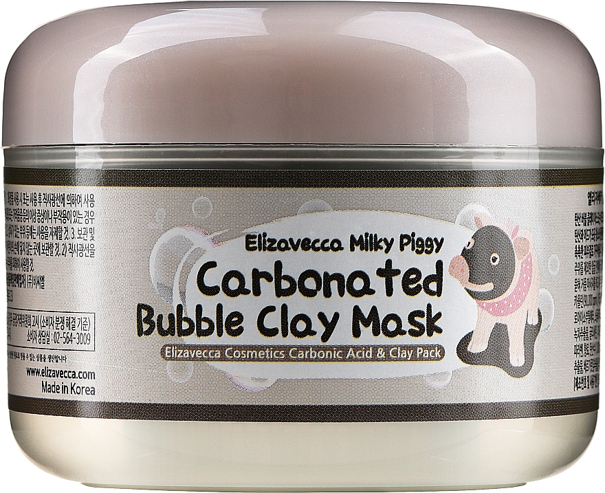 Reinigende Tonerdemaske für das Gesicht - Elizavecca Face Care Milky Piggy Carbonated Bubble Clay Mask — Bild N1