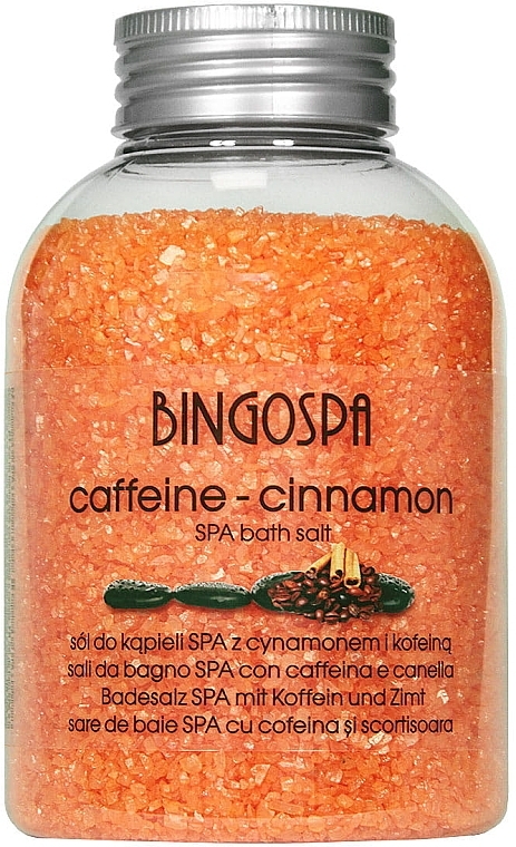 Anti-Cellulite Badesalz mit Zimt- und Kaffee-Extrakten - BingoSpa Cellulite Bath Salt SPA