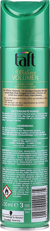 Haarspray für mehr Volumen Extra starker Halt - Schwarzkopf Taft  — Bild N4