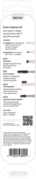 Augenbrauen-Styling-Set - Real Techniques Brow Shaping Set  — Bild N5