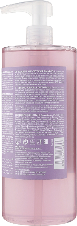 Anti-Shuppen Shampoo für fettige Kopfhaut - Kaaral K05 Dandruff And Oily Sclap Shampoo — Bild N2