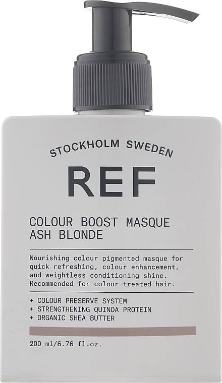 Nährende und farbschützende Haarmaske mit Sheabutter und Quinoa-Protein - REF Colour Boost Masque — Bild N3