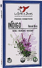 Düfte, Parfümerie und Kosmetik Indigo-Pulver für intensive schwarze Haarfarbe - Le Erbe di Janas Indigo (Black Henna)