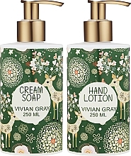 Set - Vivian Gray Golden Christmas Set (cr/soap/250ml + h/lot/250ml) — Bild N2