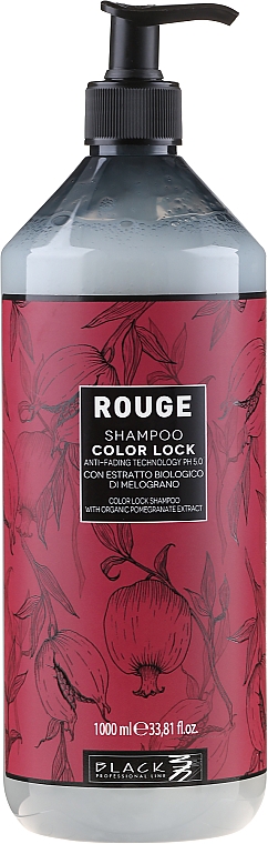 Farbschützendes Shampoo mit Granatapfel-Extrakt für gefärbtes Haar - Black Professional Line Rouge Color Lock Shampoo — Bild N2