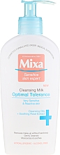 Düfte, Parfümerie und Kosmetik Gesichtsreinigungsmilch für sehr empfindliche und reaktive Haut - Mixa Sensitive Skin Expert Cleansing Milk Optimal Tolerance