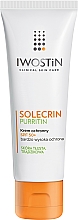 Düfte, Parfümerie und Kosmetik Sonnenschutzcreme für fettige und zu Akne neigende Haut SPF 50+ - Iwostin Solecrin Purritin Protective Cream SPF 50+