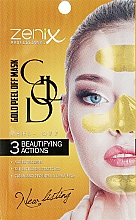 Goldene Peelingmaske für das Gesicht - Zenix Peel Off Mask Gold — Bild N1
