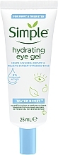 Düfte, Parfümerie und Kosmetik Feuchtigkeitsspendendes Gel für die Augenpartie - Simple Water Boost Hydrating Eye Gel
