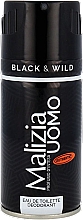 Deospray für Männer - Malizia Uomo Black & Wild Deodorant Spray — Bild N1
