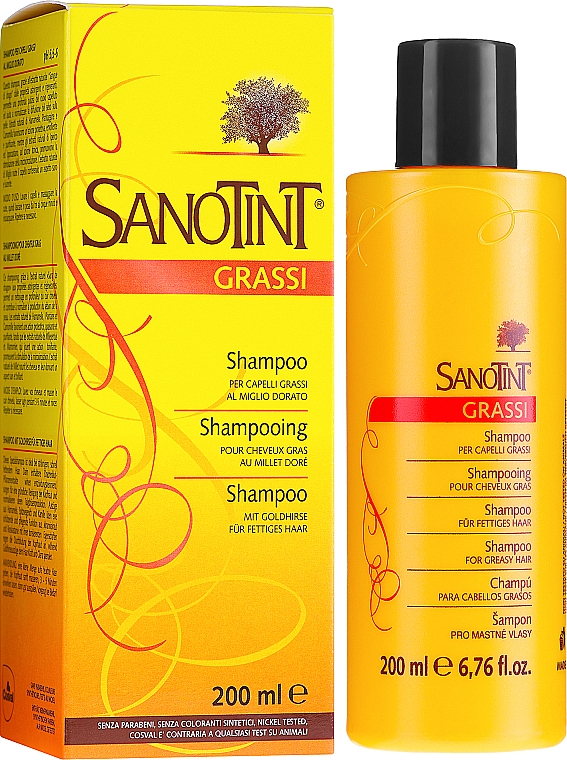 Shampoo mit Goldhirse für fettiges Haar - Sanotint Shampoo — Bild N1