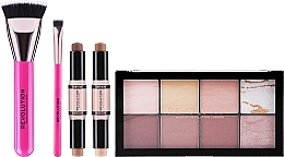 Make-up Set 5 St. - Makeup Revolution All About The Contour Gift Set — Bild N1