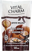 Creme-Seife Argan und Vanille (Doypack) - Aqua Cosmetics Vital Charm — Bild N1