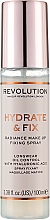 Düfte, Parfümerie und Kosmetik Make-up-Fixierer - Makeup Revolution Hydrate & Fix Setting Spray