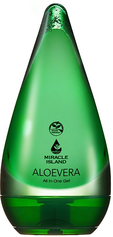 Feuchtigkeitsgel für Gesicht und Körper mit 99% Aloe Vera - Miracle Island Aloevera 99% All In One Gel