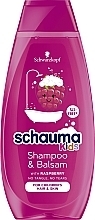 Düfte, Parfümerie und Kosmetik 2in1 Shampoo-Balsam mit Himbeere für Kinder - Schwarzkopf Schauma Kids Shampoo & Balsam