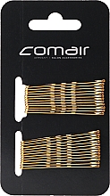 Düfte, Parfümerie und Kosmetik Haarklemmen Pretty Fashion 5 cm goldfabrig - Comair