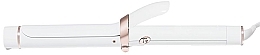 Düfte, Parfümerie und Kosmetik Lockenstab - T3 SinglePass Curl 32 mm Professional Ceramic Curling Iron White & Rose Gold 