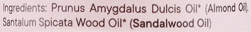 Stimulierendes und entspannendes Bio-Pflegeöl für den Körper mit Sandelholz - Eliah Sahil Organic Oil Body & Hair Sandalwood — Bild N2