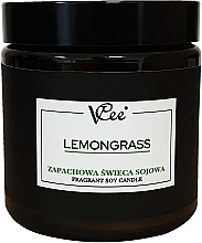 Düfte, Parfümerie und Kosmetik Sojakerze mit Zitronengrasduft - Vcee Lemongrass Fragrant Soy Candle 