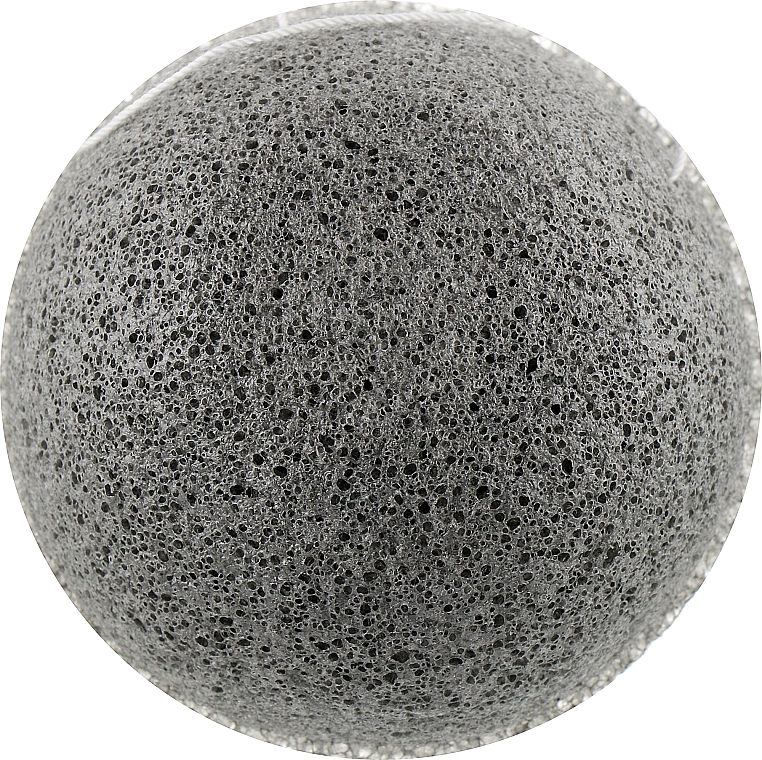 100% Natürlicher Konjac-Schwamm mit Bambuskohle für fettige Gesichtshaut - The Konjac Sponge Company Premium Facial Puff with Bamboo Charcoal — Bild N1