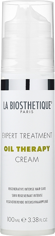 Intensiv regenerierende und pflegende Haarcreme für mehr Glanz und Elastizität - La Biosthetique Oil Therapy Cream — Bild N1