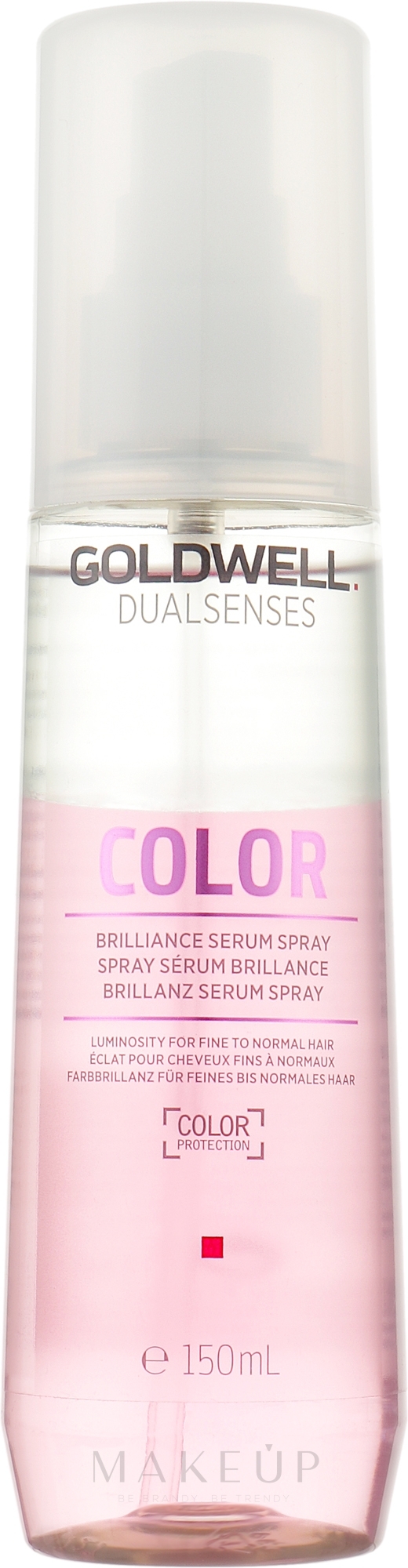 Kräftigendes Sprühserum für gefärbtes Haar mit UV- Schutz - Goldwell Dualsenses Color Brilliance Serum Spray — Bild 150 ml