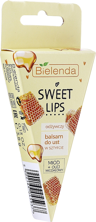 Pflegender Lippenbalsam mit Honig und Mandelöl - Bielenda Sweet Lips Nourishing Lip Balm — Bild N2