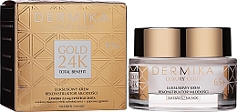 Gesichtscreme - Dermika Luxury Gold 24K Total Benefit Luxury Youth Reconstructor Cream 65+ — Bild N1