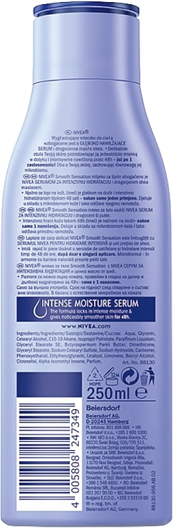 Verwöhnende Körpermilch für trockene Haut - NIVEA Smooth Sensation Body Soft Milk — Bild N4