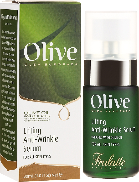 Anti-Falten Lifting-Gesichtsserum mit Olivenöl - Frulatte Olive Lifting Anti-Wrinkle Serum