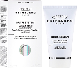 Düfte, Parfümerie und Kosmetik Gesichtscreme-Maske - Institut Esthederm Nutri System Cream Mask Nutritive Bath