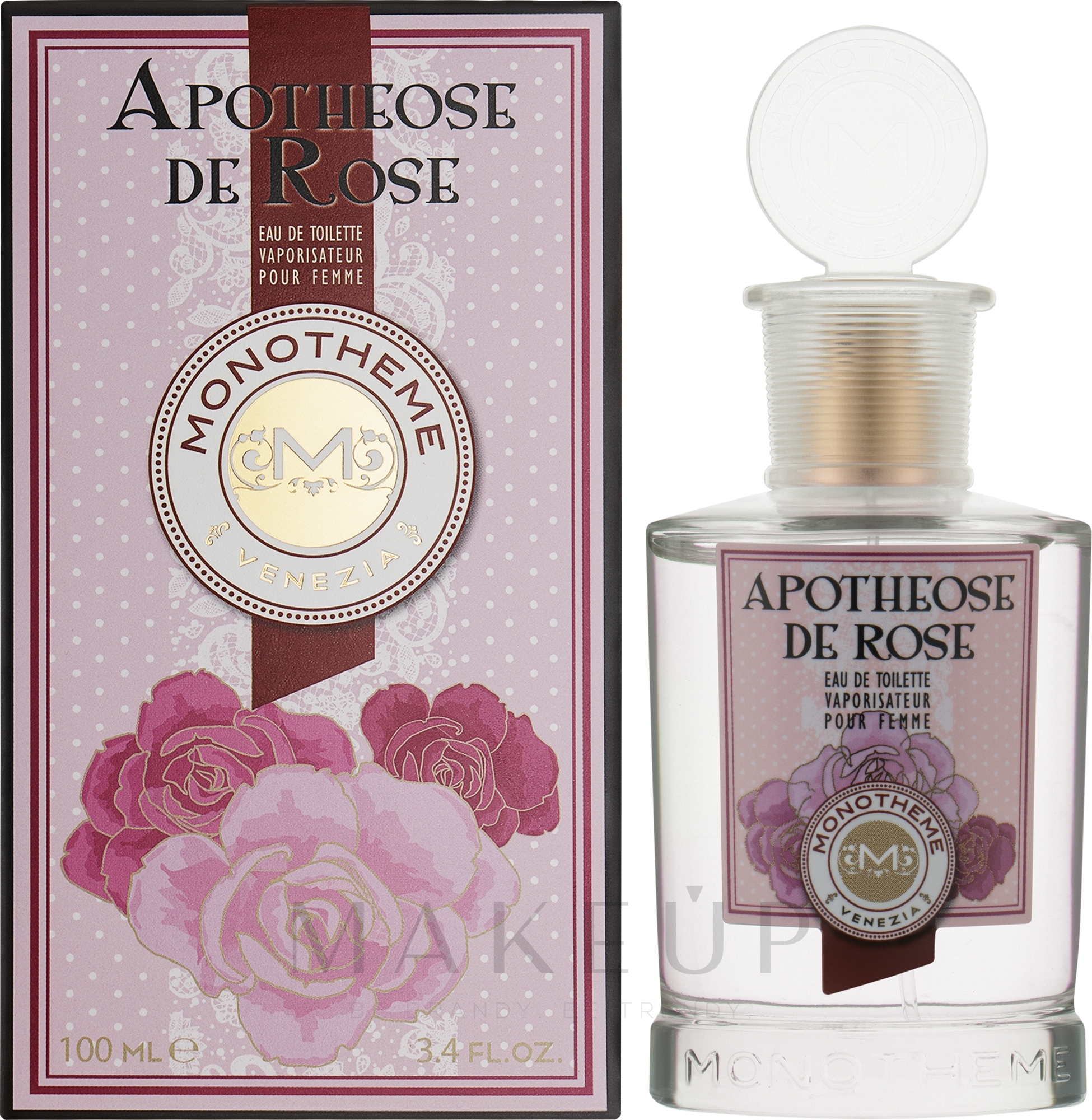Monotheme Fine Fragrances Venezia Apotheose De Rose - Eau de Toilette — Bild 100 ml