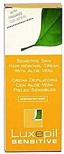 Enthaarungscreme für empfindliche Haut - Luxepil Sensitive Classic Depilatory Cream + Spatula — Bild N1