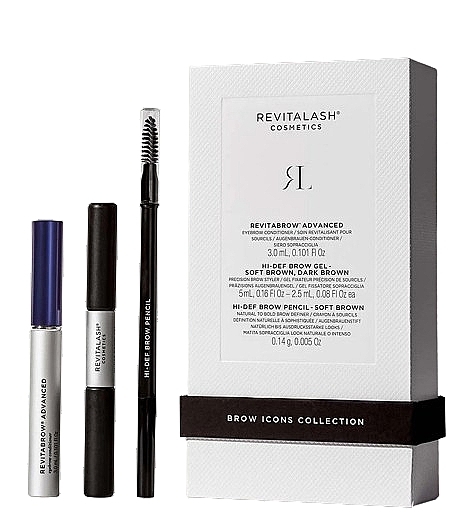 Set - Revitalash Brow Icons Collection (brow/cond/3ml + brow/gel/5ml + brow/pencil/0.14g) — Bild N1