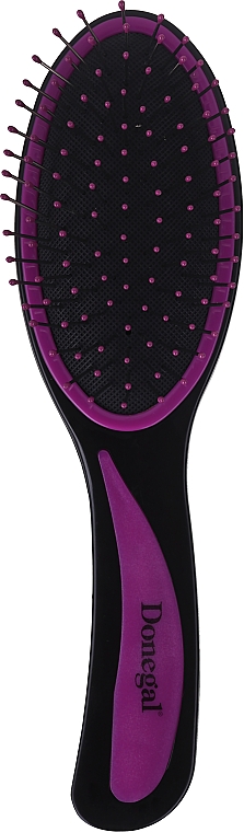 Haarbürste 9004 schwarz-violett - Donegal Cushion Hair Brush — Bild N1