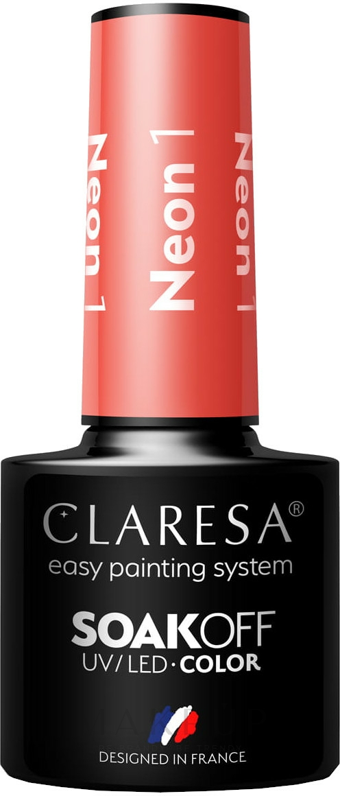 Gel-Nagellack - Claresa Neon SoakOff UV/LED Color — Bild 1