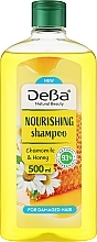 Düfte, Parfümerie und Kosmetik Pflegendes Shampoo mit Kamillenextrakt und Honig für geschädigtes Haar - DeBa Nourishing Shampoo Chamomille & Honey