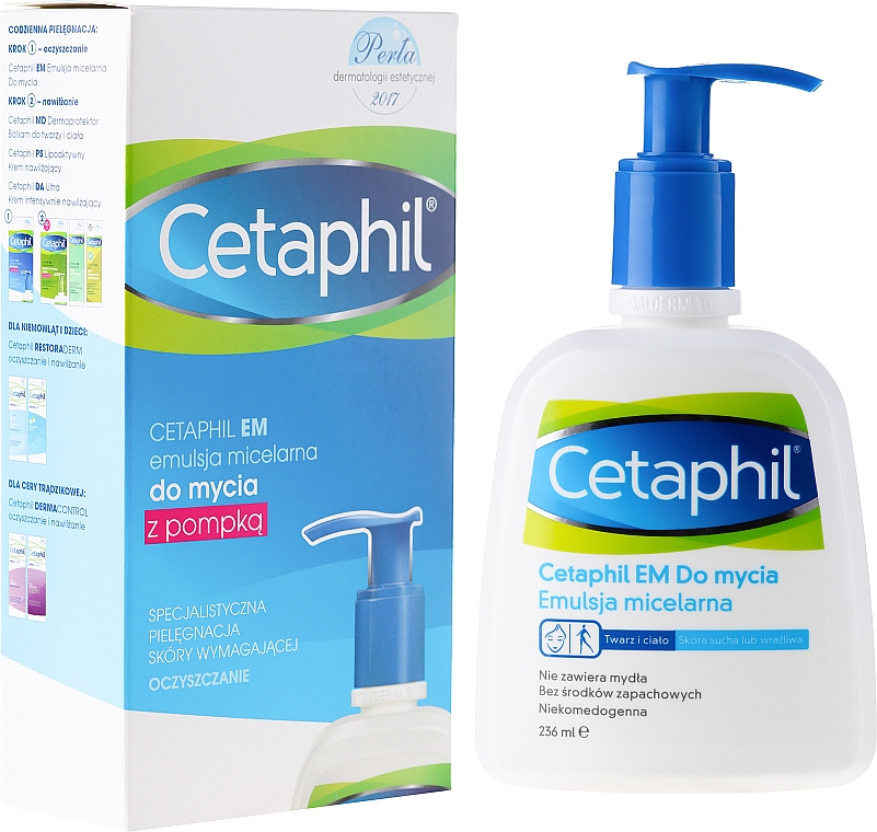 Feuchtigkeitsspendende und beruhigende Mizellen-Reinigungsemulsion für Gesicht und Körper - Cetaphil Gentle Skin Cleanser — Bild N3