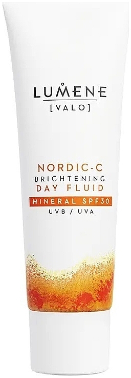 Gesichtsfluid für den Tag SPF30 - Lumene Nordic-C Valo Brightening Day Fluid Mineral SPF 30 — Bild N1