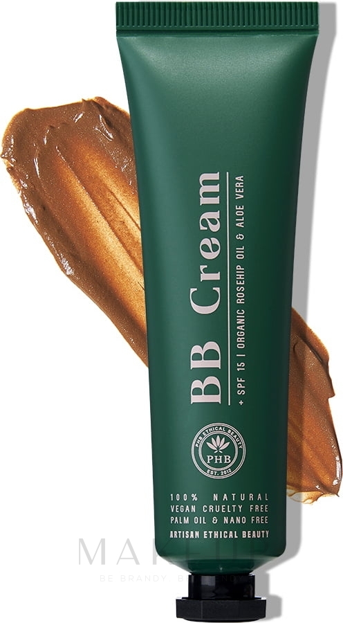 BB-Gesichtscreme - PHB Ethical Beauty Bare Skin BB Cream SPF 15 — Bild Caramel