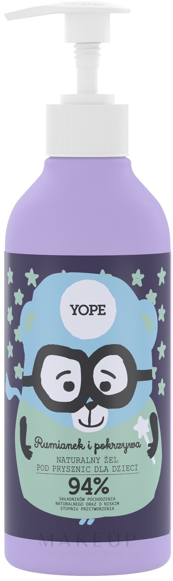 Natürliches Duschgel mit Kamille und Brennnessel für Kinder - Yope — Bild 400 ml
